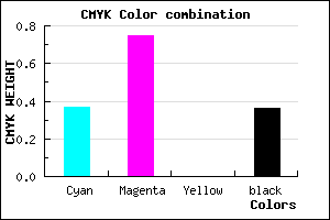 #6729A3 color CMYK mixer