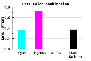 #672BA1 color CMYK mixer