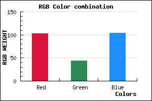 rgb background color #672C68 mixer