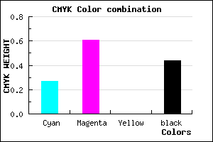 #67388E color CMYK mixer