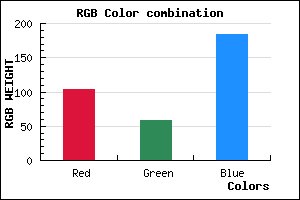 rgb background color #673AB8 mixer