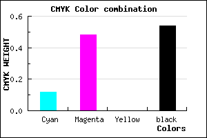 #673D75 color CMYK mixer