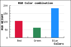 rgb background color #673DB7 mixer