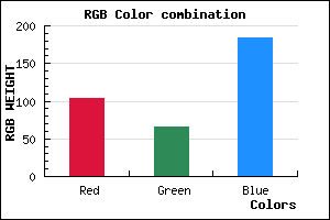 rgb background color #6742B8 mixer