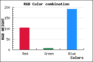 rgb background color #6707BF mixer