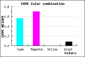#6746EA color CMYK mixer