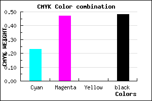 #674785 color CMYK mixer