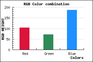 rgb background color #6748BB mixer