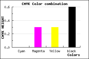 #674848 color CMYK mixer