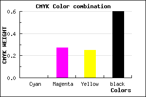 #674B4D color CMYK mixer