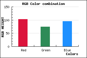 rgb background color #674B5F mixer