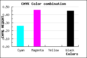 #674C8C color CMYK mixer