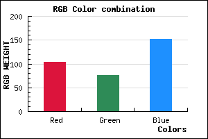 rgb background color #674C98 mixer