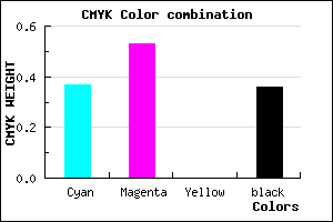 #674CA3 color CMYK mixer