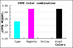#674D8B color CMYK mixer