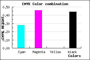 #674E90 color CMYK mixer