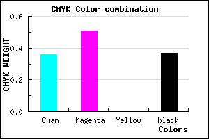 #674FA1 color CMYK mixer