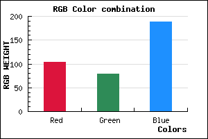 rgb background color #674FBD mixer