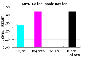 #67508E color CMYK mixer