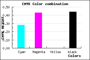 #675290 color CMYK mixer