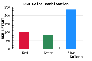 rgb background color #6752EC mixer