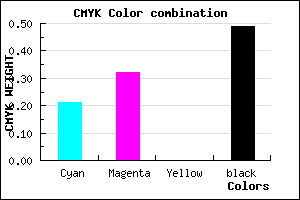 #675983 color CMYK mixer