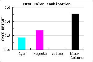 #675A7C color CMYK mixer