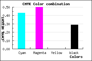 #675AB4 color CMYK mixer