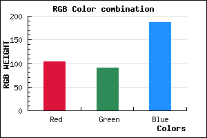 rgb background color #675ABB mixer