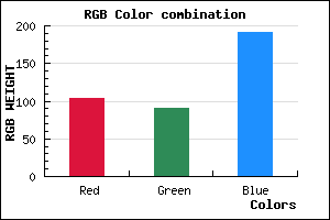 rgb background color #675ABF mixer