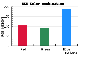 rgb background color #675BBD mixer