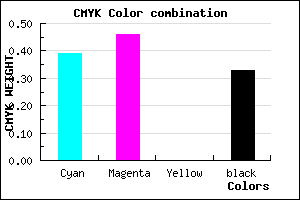 #675CAA color CMYK mixer