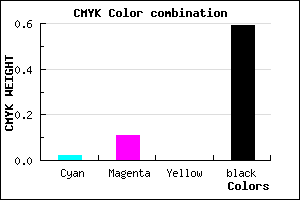 #675D69 color CMYK mixer