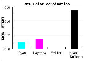 #676373 color CMYK mixer
