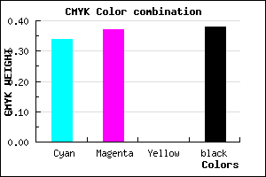#67639D color CMYK mixer