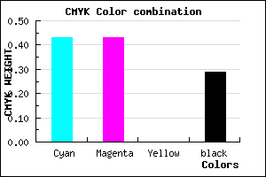 #6868B6 color CMYK mixer