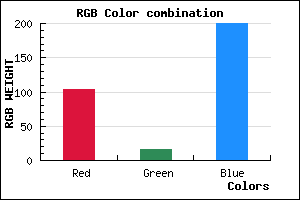 rgb background color #6810C8 mixer