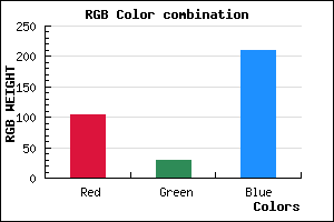 rgb background color #681ED2 mixer