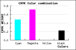 #6839C7 color CMYK mixer