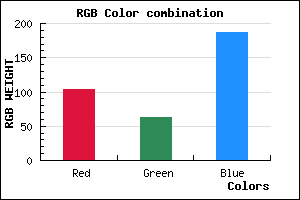 rgb background color #683FBB mixer