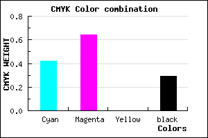 #6840B4 color CMYK mixer