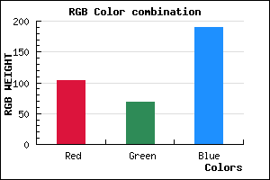 rgb background color #6844BE mixer