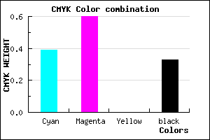 #6845AB color CMYK mixer