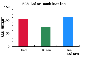 rgb background color #68496F mixer