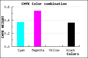 #684CA4 color CMYK mixer