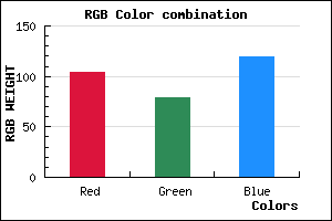 rgb background color #684F77 mixer