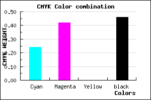 #684F89 color CMYK mixer