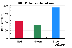 rgb background color #6852BC mixer