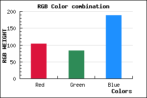 rgb background color #6853BC mixer