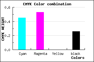 #6858BC color CMYK mixer